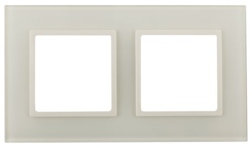 Рамка универсальная Эра Elegance 2-м. стекло слоновая кость/слоновая кость картинка